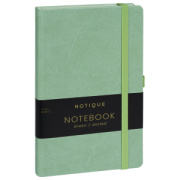 NOTIQUE Notes Zelený, bodkovaný, 13 x 21 cm