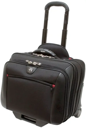 Wenger POTOMAC - 17" dvojitá business brašna na kolečkách, čierna