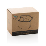 TWS slúchadlá z RCS RPET a bambusu - XD Collection