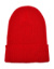 Čiapka Recycled Yarn Ribbed Knit Beanie - Flexfit, farba - red, veľkosť - One Size