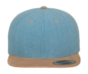 Chambray-Suede Snapback šiltovka