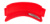Curved Visor šilt - Flexfit, farba - red, veľkosť - One Size