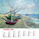 Nástenný kalendár Vincent van Gogh štvorec 2024