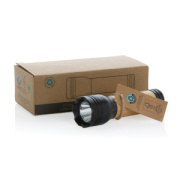 USB svietidlo Lucid 1W z RCS recykl. plastu a bambusu - XD Collection