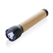 USB svietidlo Lucid 5W z RCS recykl. plastu a bambusu - XD Collection