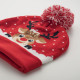 Vianočná pletená čiapka