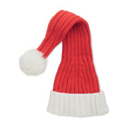 Dlhá vianočná pletená čiapka
