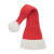 Dlhá vianočná pletená čiapka, farba - červená
