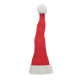 Dlhá vianočná pletená čiapka