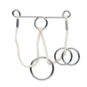 Súprava 2 kovových hlavolamov