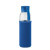 Fľaša z recyklovaného skla, farba - královská modř
