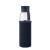 Fľaša z recyklovaného skla, farba - francouzská námořnická modř