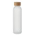 Matná sklenená fľaša 500 ml, farba - transparentní bílá