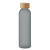Matná sklenená fľaša 500 ml, farba - transparentní šedá