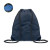 Lesklý sťahovací batoh, farba - modrá