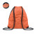 Lesklý sťahovací batoh, farba - oranžová