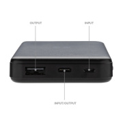 Bezdrôtová powerbanka 5000 mAh 5W z RCS recykl. plastu - XD Collection