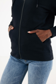 Mikina na zips s kapucňou IQONIQ Abisko z recykl. bavlny - Iqoniq