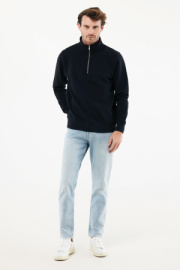 Mikina na zips s kapucňou IQONIQ Abisko z recykl. bavlny - Iqoniq