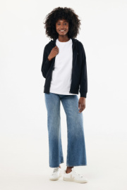 Mikina na zips s kapucňou IQONIQ Abisko z recykl. bavlny - Iqoniq