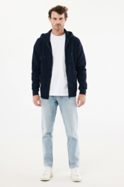 Mikina na zips s kapucňou IQONIQ Abisko z recykl. bavlny - Iqoniq