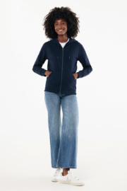 Mikina na zips s kapucňou IQONIQ Abisko z recykl. bavlny - Iqoniq