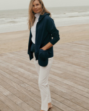 Mikina na zips s kapucňou IQONIQ Abisko z recykl. bavlny - Iqoniq