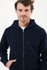 Mikina na zips s kapucňou IQONIQ Abisko z recykl. bavlny - Iqoniq