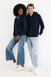 Mikina na zips s kapucňou IQONIQ Abisko z recykl. bavlny - Iqoniq