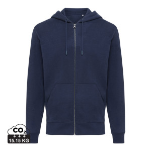 Mikina na zips s kapucňou IQONIQ Abisko z recykl. bavlny