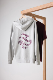 Mikina na zips s kapucňou IQONIQ Abisko z recykl. bavlny - Iqoniq