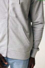 Mikina na zips s kapucňou IQONIQ Abisko z recykl. bavlny - Iqoniq