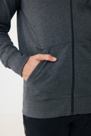 Mikina na zips s kapucňou IQONIQ Abisko z recykl. bavlny - Iqoniq