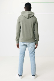 Mikina na zips s kapucňou IQONIQ Abisko z recykl. bavlny - Iqoniq