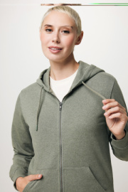 Mikina na zips s kapucňou IQONIQ Abisko z recykl. bavlny - Iqoniq