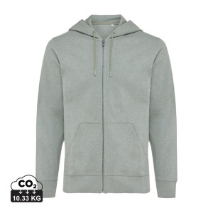 Mikina na zips s kapucňou IQONIQ Abisko z recykl. bavlny