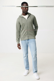 Mikina na zips s kapucňou IQONIQ Abisko z recykl. bavlny - Iqoniq