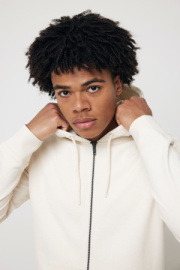 Mikina na zips s kapucňou IQONIQ Abisko z recykl. bavlny - Iqoniq