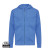 Mikina na zips s kapucňou Iqoniq Abisko z recykl. bavlny - Iqoniq, farba - heather blue, veľkosť - L