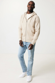 Mikina na zips s kapucňou IQONIQ Abisko z recykl. bavlny - Iqoniq