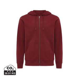 Mikina na zips s kapucňou IQONIQ Abisko z recykl. bavlny