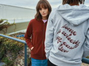 Mikina na zips s kapucňou IQONIQ Abisko z recykl. bavlny - Iqoniq