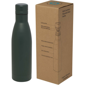 500ml medená vákuovo izolovaná fľaša z recyklovanej nerezovej ocele