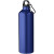 Hliníková fľaša na vodu Oregon z recyklovaného hliníka s certifikáciou RCS a karabínou, 770 ml, farba - modrá