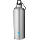 Hliníková fľaša na vodu Oregon z recyklovaného hliníka s certifikáciou RCS a karabínou, 770 ml