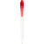 Recyklované guľôčkové pero Thalaasa z plastu s väzbou na oceán - Marksman, farba - průhledná červená