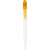 Recyklované guľôčkové pero Thalaasa z plastu s väzbou na oceán - Marksman, farba - transparentní oranžová