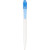 Recyklované guľôčkové pero Thalaasa z plastu s väzbou na oceán - Marksman, farba - průhledná modrá