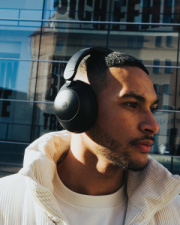 ANC slúchadlá Urban Vitamin Cupertino z RCS rec. plastu - Urban Vitamin