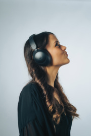 ANC slúchadlá Urban Vitamin Cupertino z RCS rec. plastu - Urban Vitamin